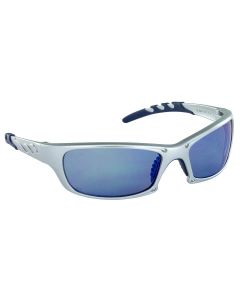 SAS542-0209 image(0) - GTR Safety Glases w/ Silver Frames and Ice Blue Mirror Lens in Polybag