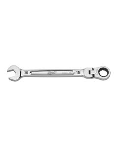 MLW45-96-9615 image(0) - 15mm Flex Head Ratcheting Combination Wrench