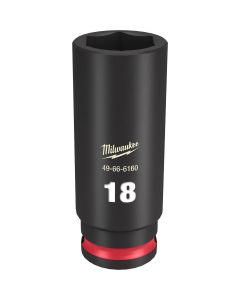 MLW49-66-6160 image(0) - SHOCKWAVE Impact Duty™ 3/8"Drive 18MM Deep 6 Point Socket