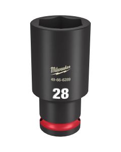 MLW49-66-6289 image(0) - SHOCKWAVE Impact Duty™ 1/2"Drive 28MM Deep 6 Point Socket