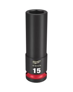 MLW49-66-6276 image(0) - SHOCKWAVE Impact Duty™ 1/2"Drive 15MM Deep 6 Point Socket