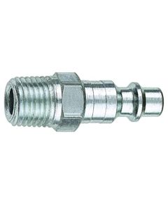 AMFCP21-10 image(0) - 1/4" Coupler Plug with Male 1/4" Threads I/M Industrial- Pack of 10